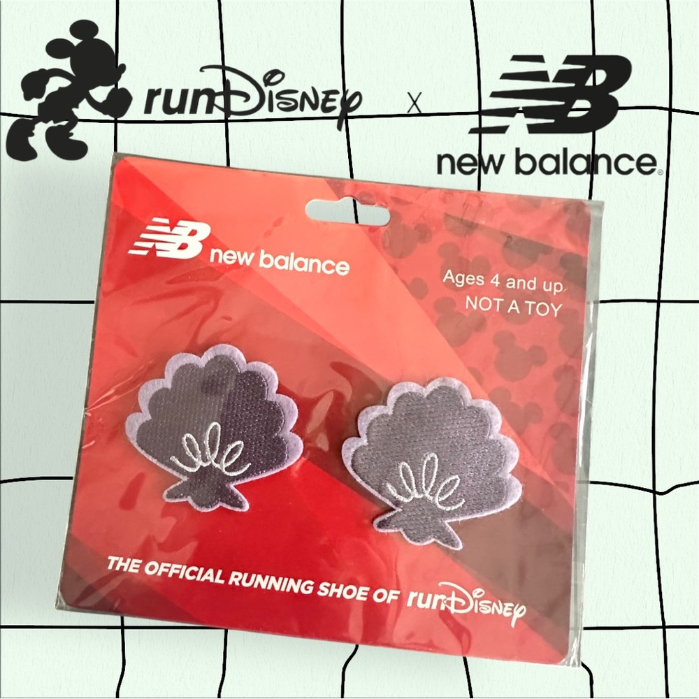 runDisney x New Balance Ariel Shoelace Clips